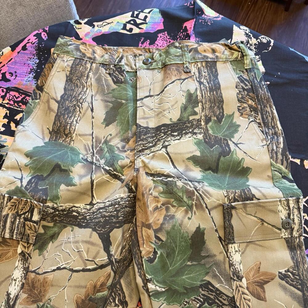 Vintage NWOT 80s Liberty RealTree Camo Hunting Pants Size Mens 38x34 USA - Picture 4 of 8